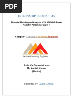 VCE - Financial Modeling and Analysis Final Report