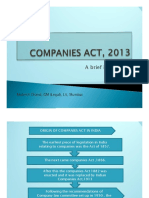 Companies Act, 2013 New