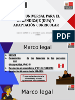 DUA Diseño Universal de Aprendizaje - UGEL 05 Pe