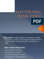 Wall Panel System Flat Type