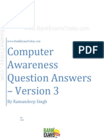 Computer Awareness Question Answers - Version 3