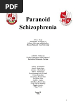 Download Paranoid Schizophrenia - Case Study by Louie Anne Cardines Angulo SN52857393 doc pdf