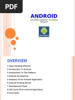 Android: An Open Handset Alliance Project