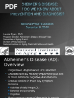 Download What Do We Know About Prevention and Diagnosis  Dr Laurie Ryan by National Press Foundation SN52857772 doc pdf