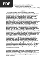 PARTICULARIDADES LINGÜÍSTICAS