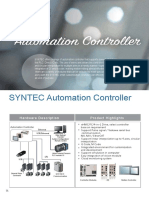 SYNTEC Automation Controller Offers Powerful Motion Control and Customization