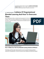 5 Common Problems of Organizational Blended Learning and How To Overcome Them