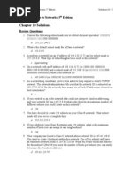 Chapter 10 Review Answers