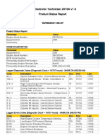 Cat Electronic Technician 2019A v1.0 Product Status Report