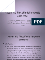 Austin y La Filosofía Del Lenguaje Corriente