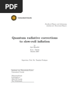 Quantum Radiative Corrections To Slow-Roll Inflation