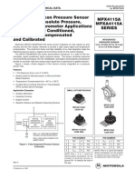 Semiconductor Technical Data: Integrated Pressure Sensor 15 To 115 Kpa (2.2 To 16.7 Psi) 0.2 To 4.8 Volts Output