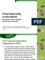 Food Insecurity in The World