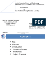 Stock Market Prediction Using Machine Learning