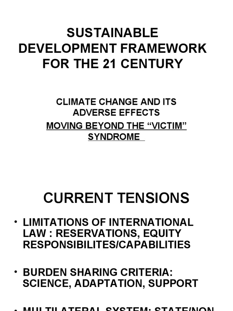 Sustainable Development & Climate Change Insights | PDF ...