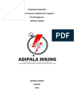 Proposal Kegiatan Pendakian Gunung PDF Free