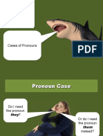 Cases of Pronouns Cases of Pronouns