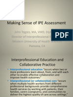 Making Sense of IPE Assessment ADEA 071914