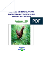 Criacao Aves Embrapa 051 Manual Poedeira de Ovos Castanhos 10