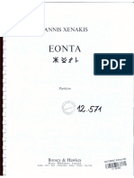 Xenakis - Eonta