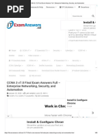 CCNA 3 v7.0 Final Exam Answers Full - Enterprise Networking, Security, and Automation