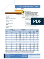 Fire Resistant Cable 600V: Applications