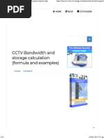 CCTV Storage Calculation With Formula and Examples (Step-By-Step)