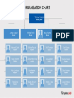 Organization Chart Template 8 - TemplateLab.com