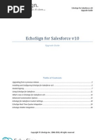 Download EchoSign Electronic Signature for Salesforce v10 Upgrade Guide by EchoSign SN52861432 doc pdf