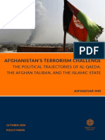 Afghanistan's Terrorism Challenge