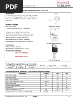 NCE8295A: Enhancement Mode Power MOSFET