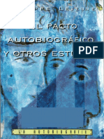 Lejeune Phillipe - El Pacto Autobiografico Y Otros Estudios