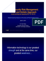 Cyber Risk Management 800-39- Dr Ron Ross WebEX 04-12-2011[1]