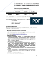 Guia Orientativa de Plazas para Tropa y Marinería 2021-1