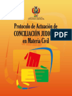 Procolo Conciliacion Judicial en Materia Civil Min