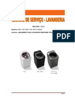 Manual De Serviço Lavadoras Brastemp Mod BWU11AB, BWU11AE, BWP11A9ANA
