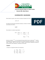 Guia # 4 de Solucion de Sistemas de Ecuacion - Gauss Jordan