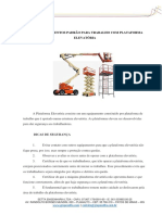 Procedimento Padrão - Trabalhos Com Plataformas Elevatórias