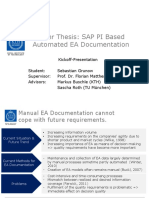 Master Thesis: SAP PI Based Automated EA Documentation