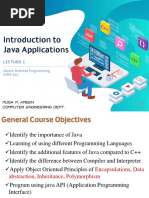 Introduction To Java Applications: Object-Oriented Programming CMPE 201