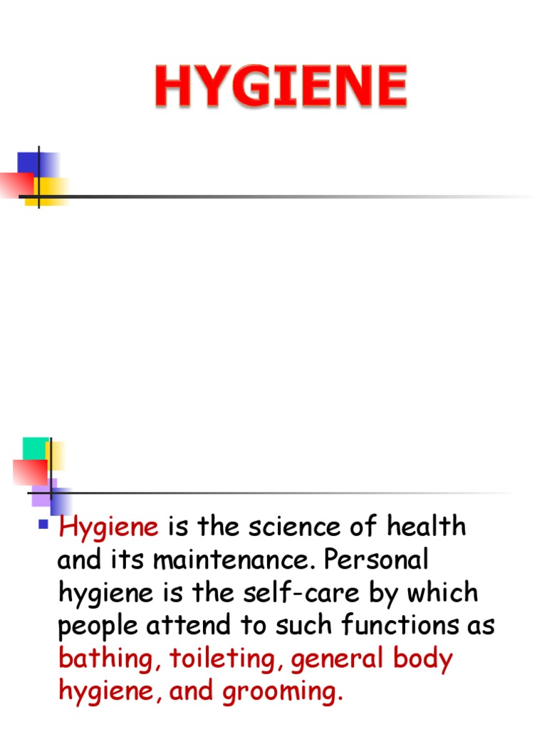 Hygiene Notes | PDF | Shaving | Bathing