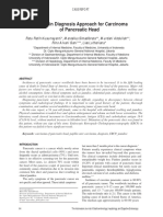 Problems in Diagnosis Approach For Carcinoma of Pancreatic Head