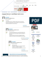 Maquet Servo-I Ventillator Tech Error