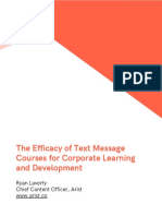 Text Message Courses Boost Corporate Learning Completion Rates