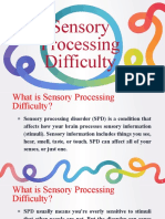 Sensory Processing Difficulty