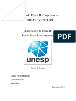 Tubo de Venturi: medição de vazão e velocidade de escoamento