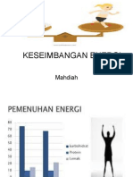 Keseimbangan Energi