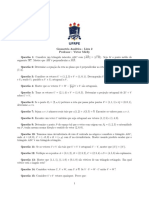 Geometria Analtica Lista 2