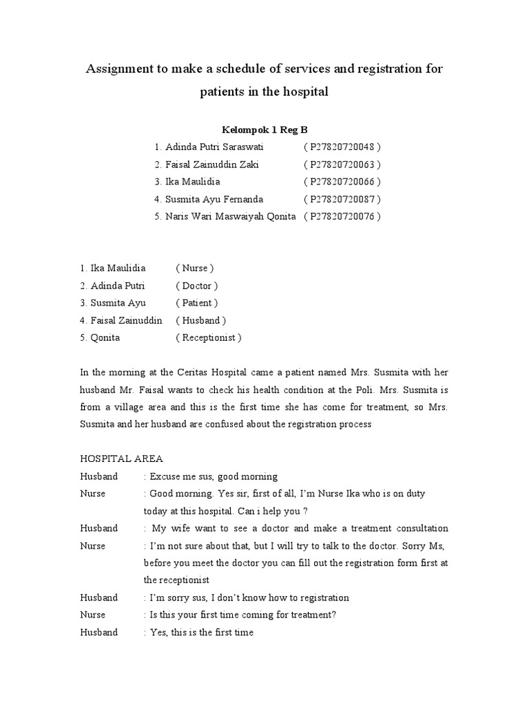 Patient Registration Process at Ceritas Hospital | PDF | Hypertension ...