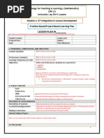 Week 7 Lesson Plan 1 | PDF | Lesson Plan | Teaching Mathematics